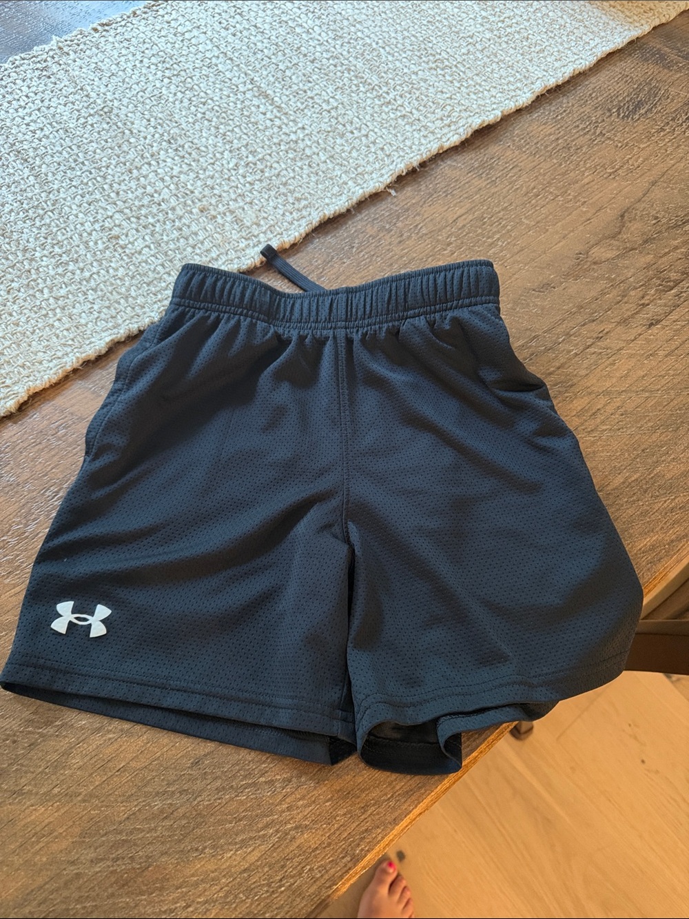Under Armour Boys Black Athletic Shorts